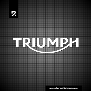 Triumph Wordmark Sticker